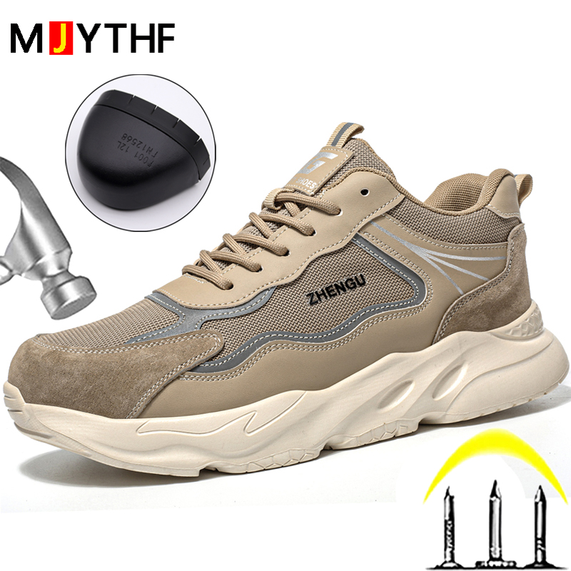 Sneakers Care - Werksneakers voor heren Veiligheidsschoenen Anti-Smash Anti-lek