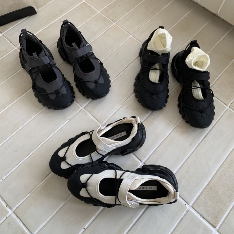 Sneakers Care - Sportieve Mary Jane-schoenen met chunky platform