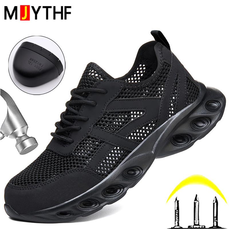 Sneakers Care - Ademende veiligheidsschoenen voor mannen, lichtgewicht comfortabele