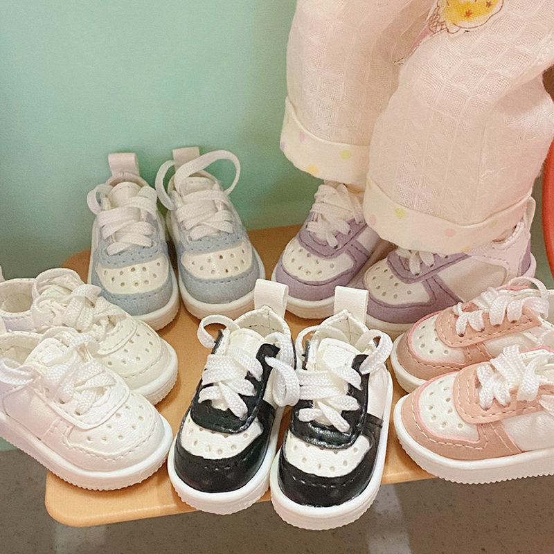 Sneaker Care Accessories - Nieuwe 4,5cm 1/6 schaal BJD sneakers