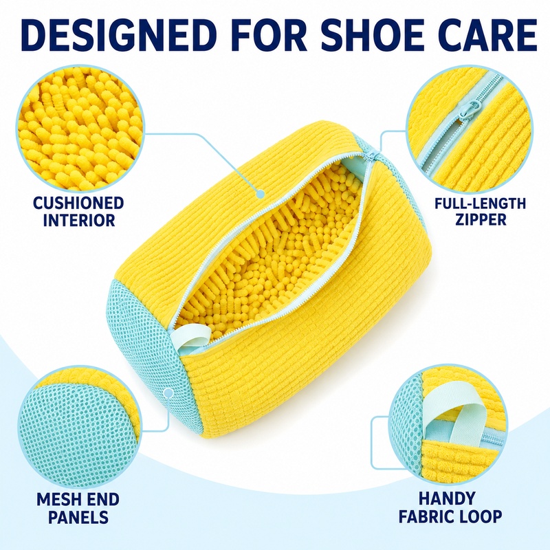 Cilindrische schoenwaszak, ant - Care For Sneaker recensie en prijs